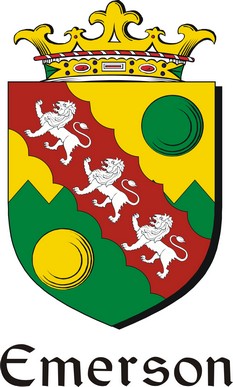 Thumbnail Emerson Family Crest / Irish Coat of Arms Image Download