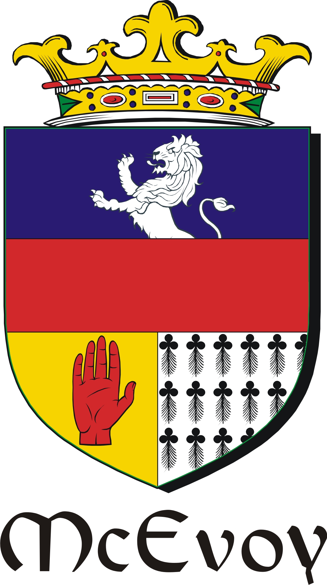 Thumbnail Evoy-Mc Family Crest / Irish Coat of Arms Image Download Thumbnail Evoy-Mc Family Crest / Irish Coat of Arms Image Download