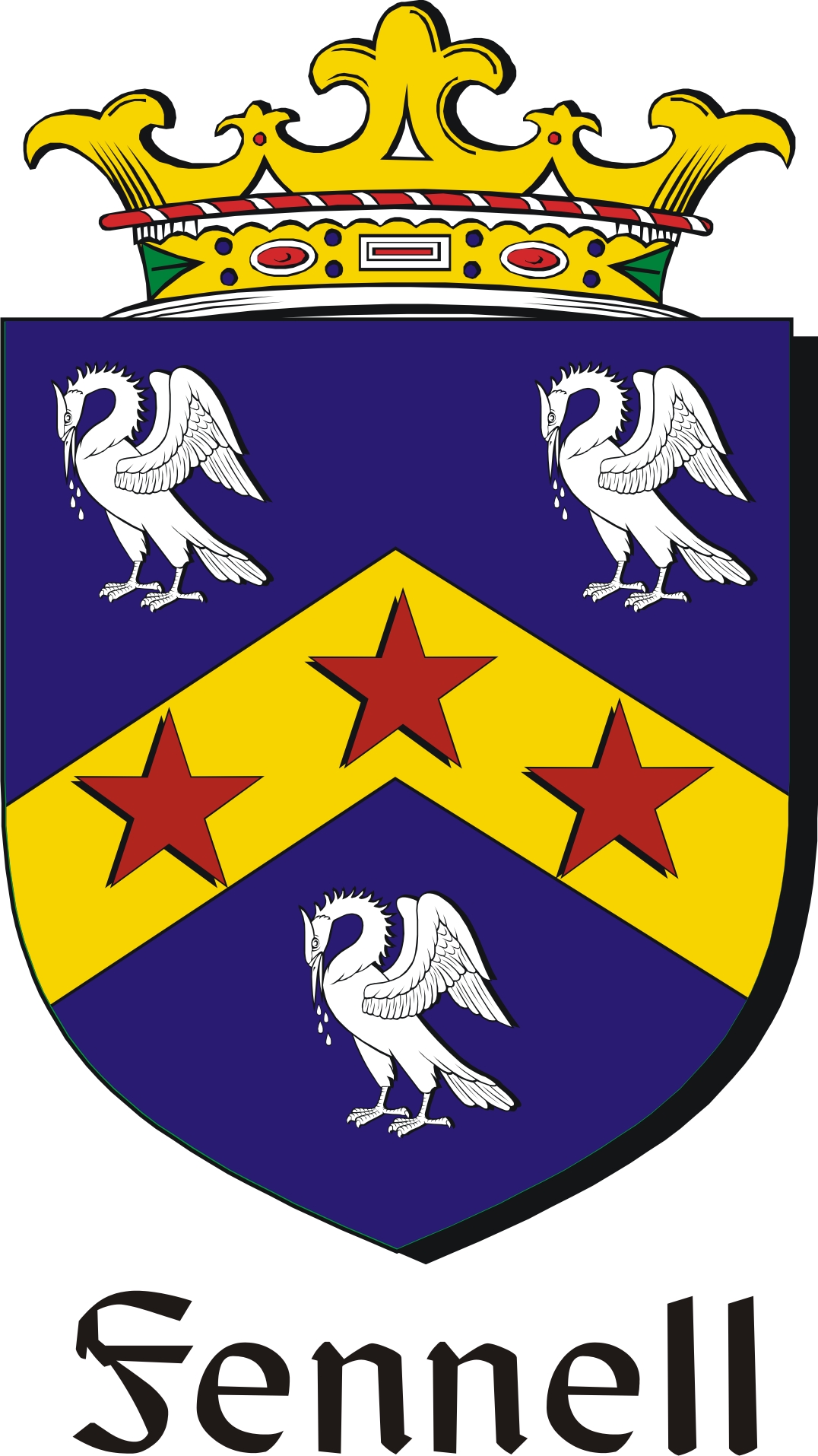 Thumbnail Fennell Family Crest / Irish Coat of Arms Image Download