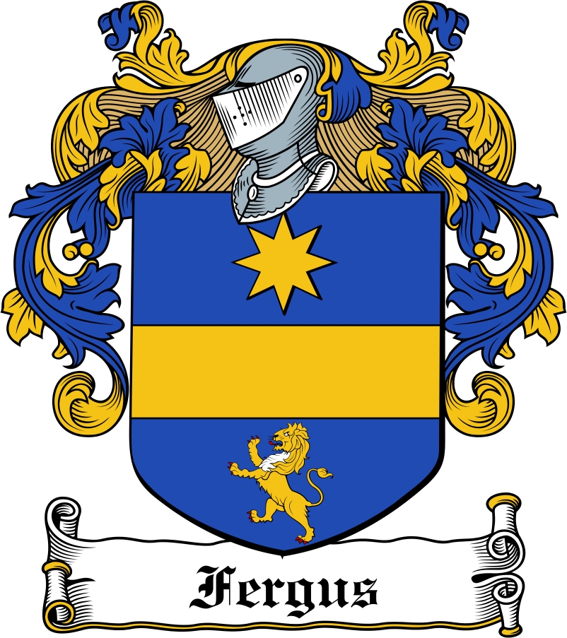 Thumbnail Fergus Family Crest / Irish Coat of Arms Image Download