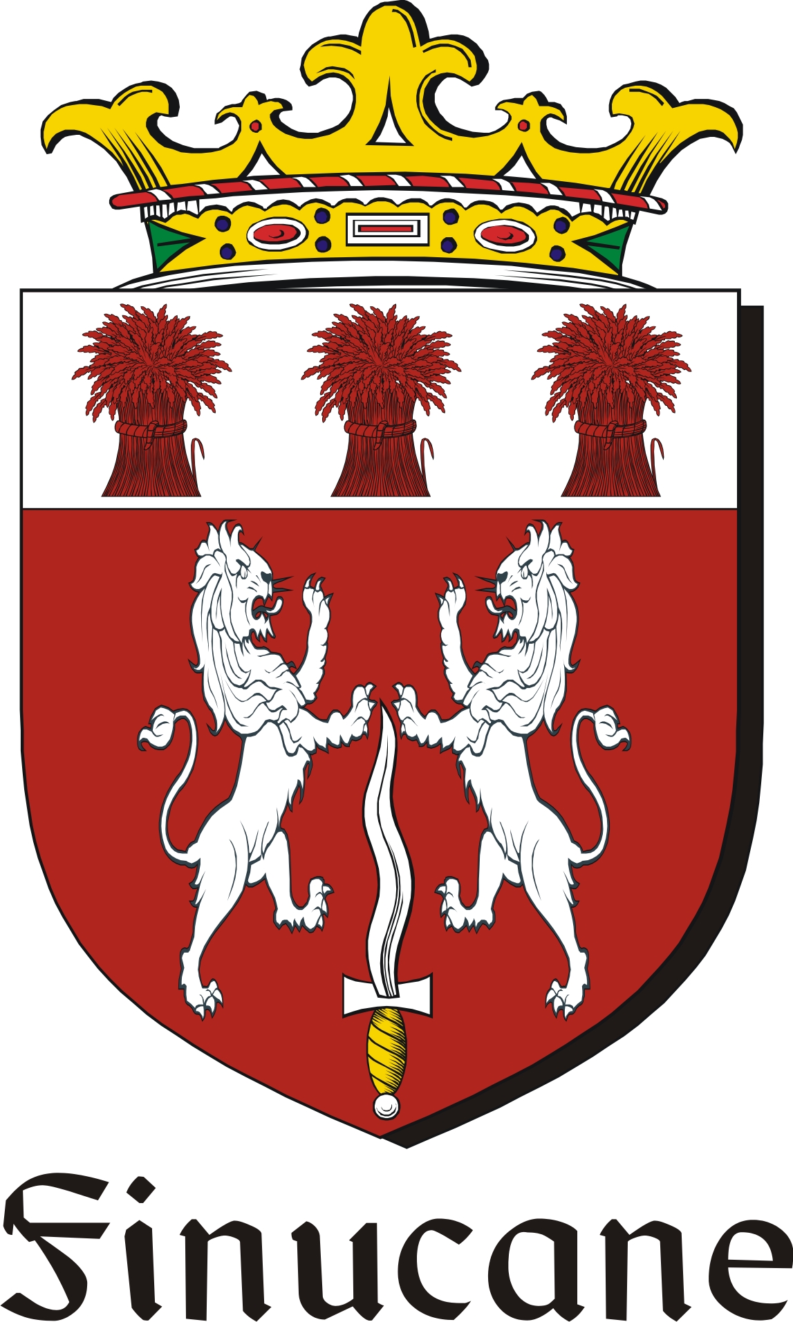 Thumbnail Finucane Family Crest / Irish Coat of Arms Image Download