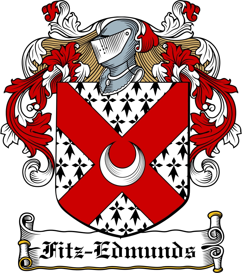 Thumbnail Fitz-Edmunds Family Crest / Irish Coat of Arms Image Download