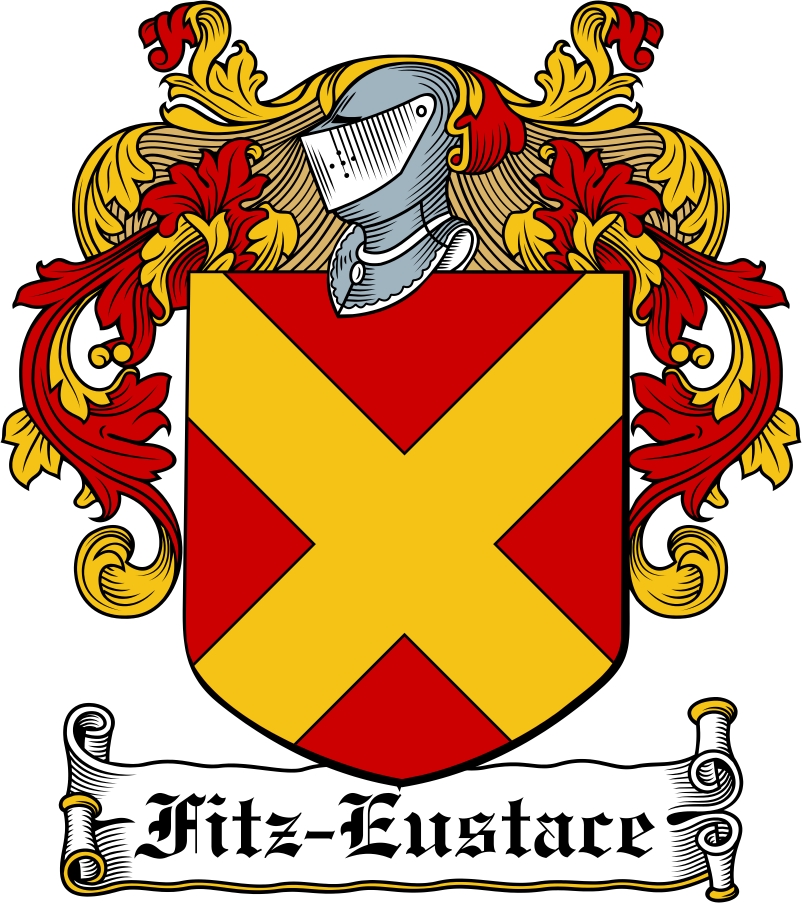 Thumbnail Fitz-Eustace Family Crest / Irish Coat of Arms Image Download