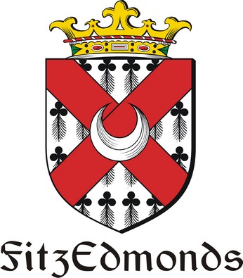 Thumbnail FitzEdmonds Family Crest / Irish Coat of Arms Image Download