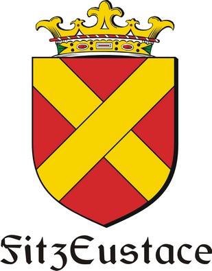 Thumbnail FitzEustace Family Crest / Irish Coat of Arms Image Download
