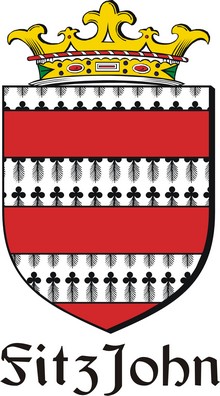 Thumbnail FitzJohn Family Crest / Irish Coat of Arms Image Download