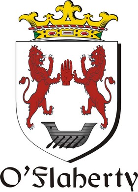 Thumbnail Flaherty-O Family Crest / Irish Coat of Arms Image Download