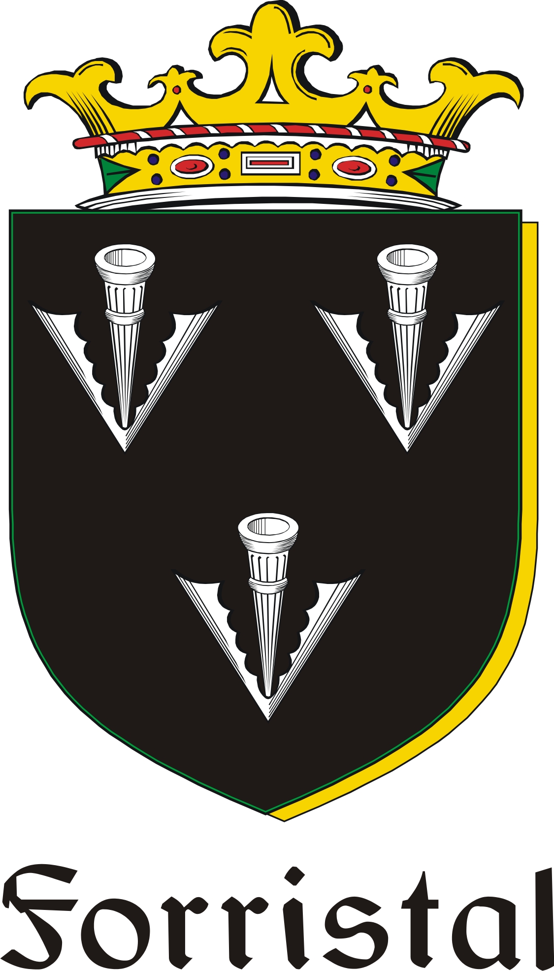 Thumbnail Forristal Family Crest / Irish Coat of Arms Image Download