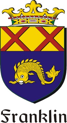 Thumbnail Franklin Family Crest / Irish Coat of Arms Image Download