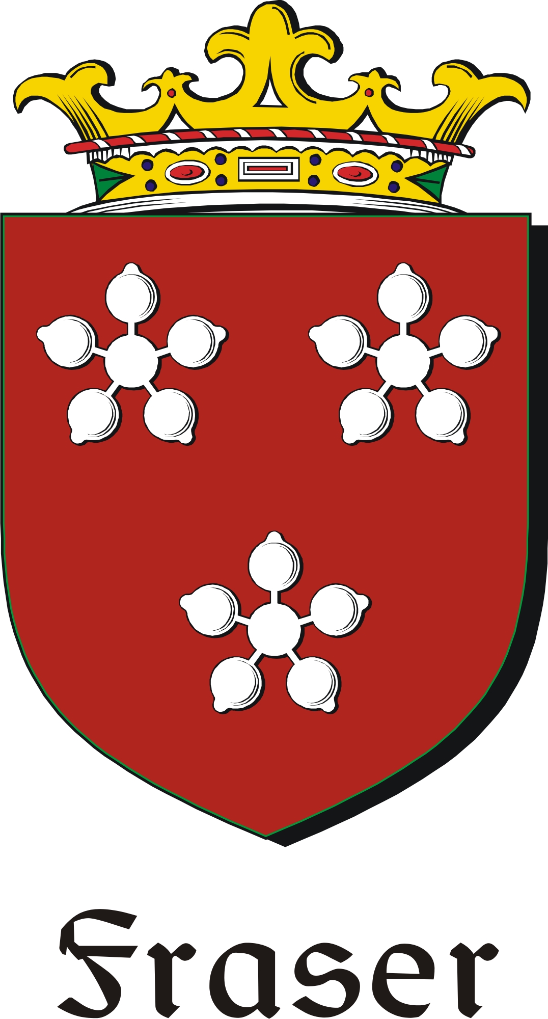 Thumbnail Fraser Family Crest / Irish Coat of Arms Image Download