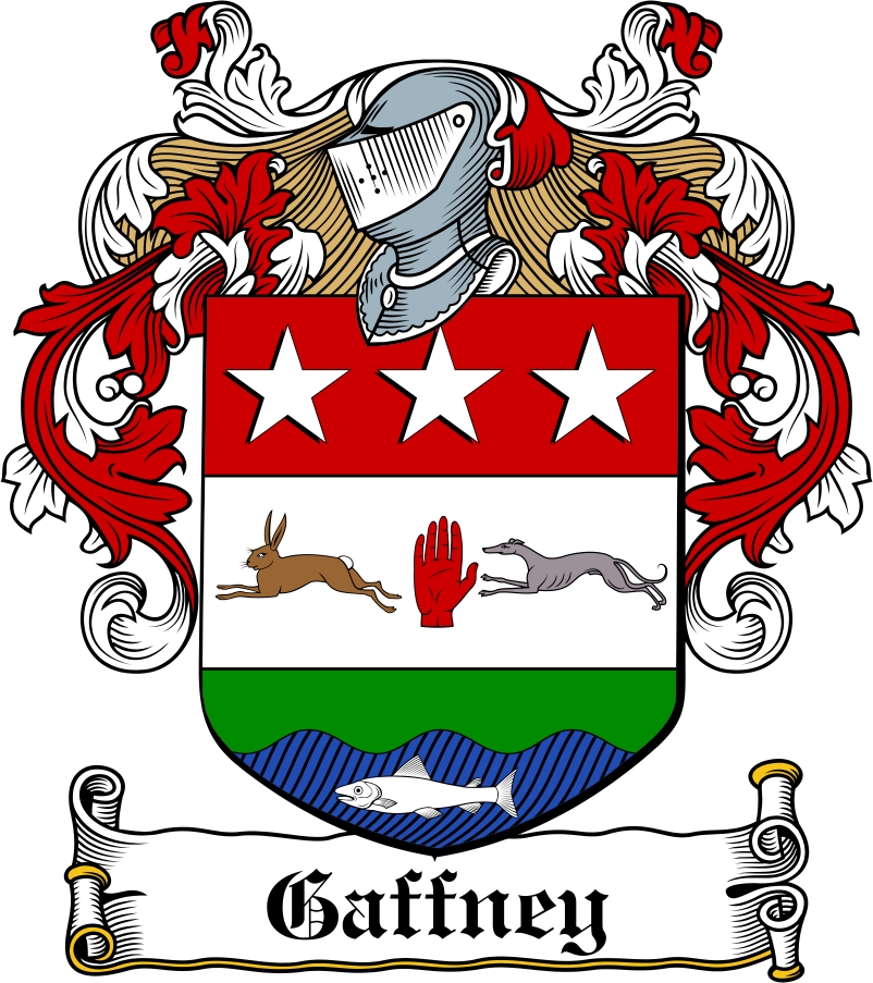 Thumbnail Gaffney Family Crest / Irish Coat of Arms Image Download