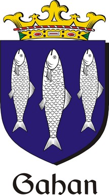 Thumbnail Gahan Family Crest / Irish Coat of Arms Image Download