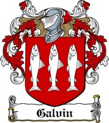 Thumbnail Galvin Family Crest / Irish Coat of Arms Image Download