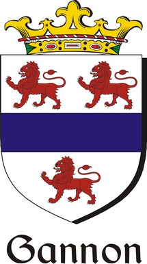 Thumbnail Gannon Family Crest / Irish Coat of Arms Image Download