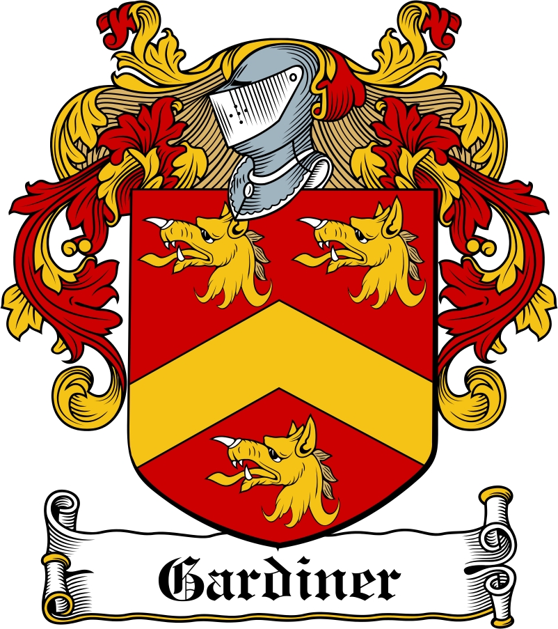 Thumbnail Gardiner Family Crest / Irish Coat of Arms Image Download