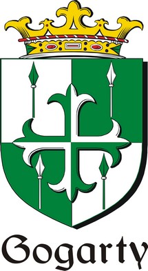 Thumbnail Gogarty Family Crest / Irish Coat of Arms Image Download