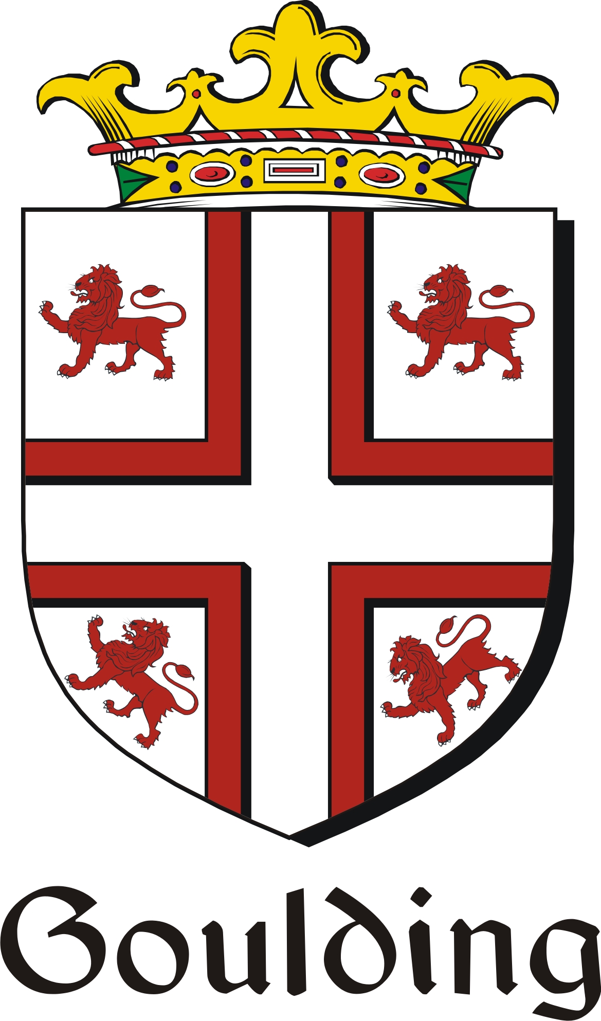 Thumbnail Goulding-2 Family Crest / Irish Coat of Arms Image Download