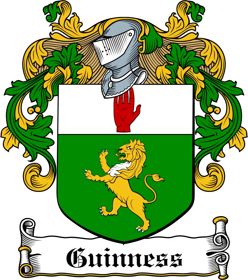 Thumbnail Guinness Family Crest / Irish Coat of Arms Image Download