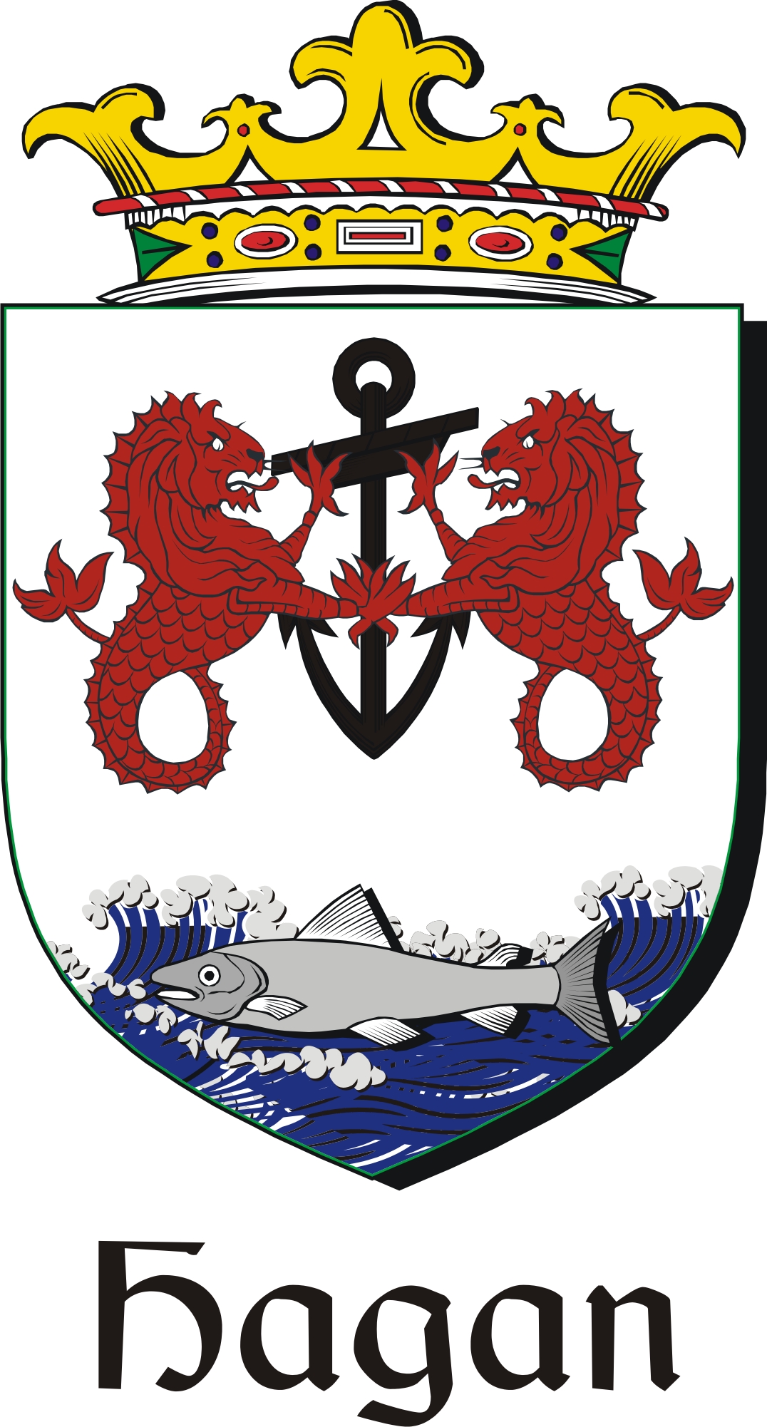Thumbnail Hagan Family Crest / Irish Coat of Arms Image Download