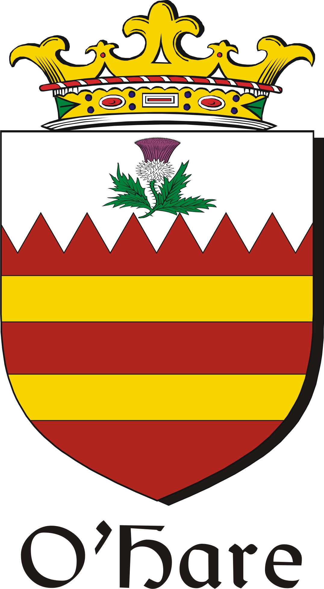 Thumbnail Hare-O Family Crest / Irish Coat of Arms Image Download Thumbnail Hare-O Family Crest / Irish Coat of Arms Image Download