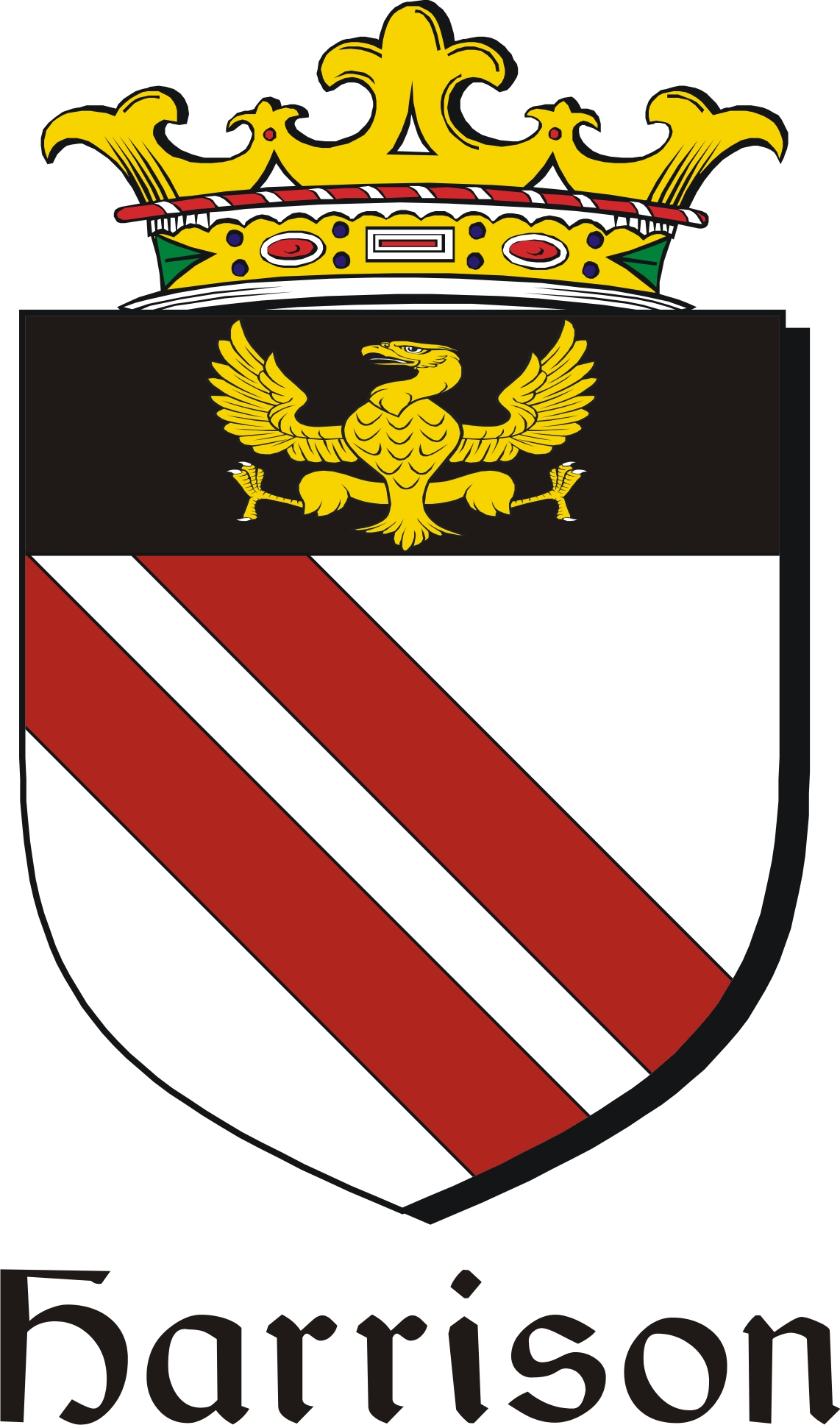 Thumbnail Harrison Family Crest / Irish Coat of Arms Image Download