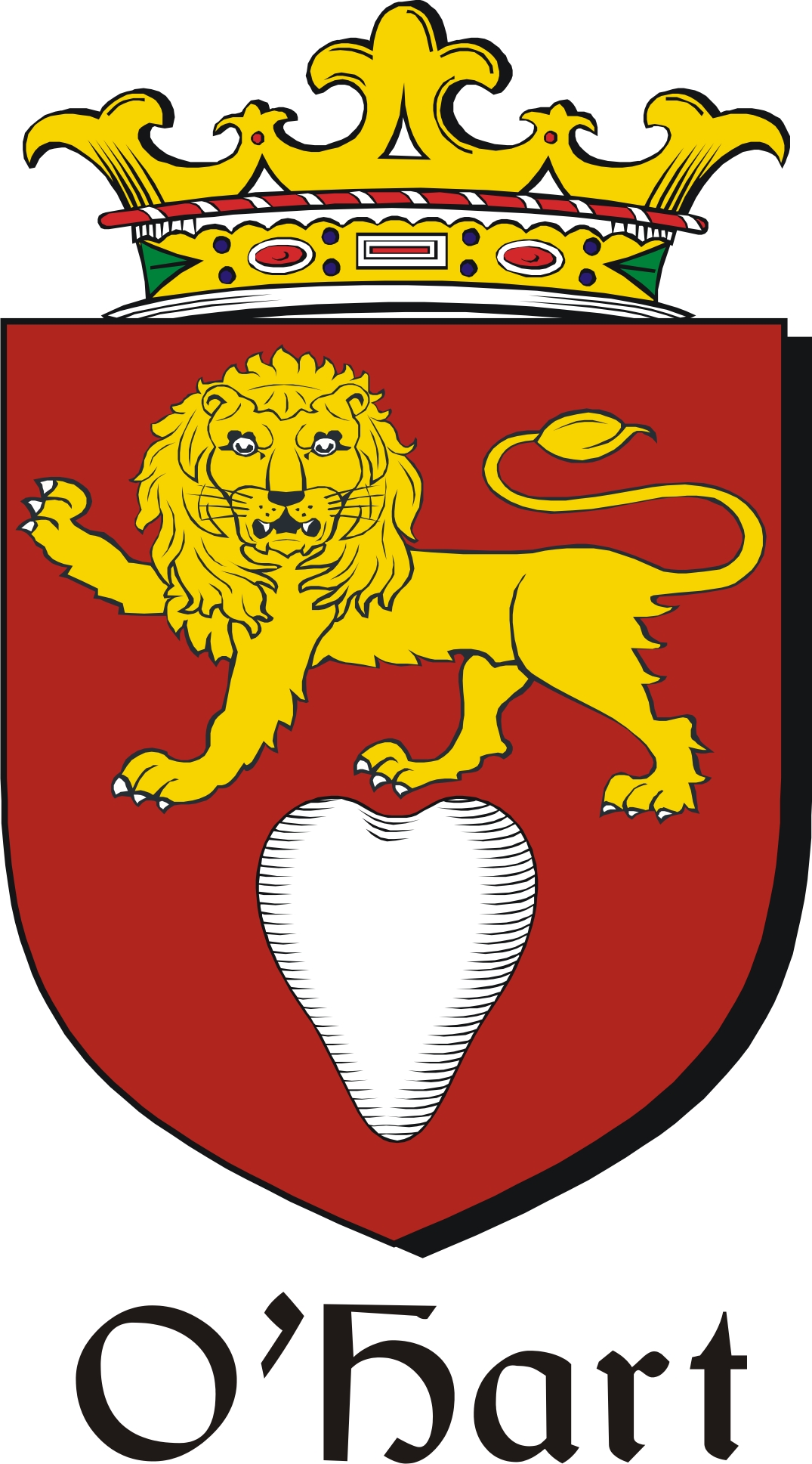 Thumbnail Hart-O Family Crest / Irish Coat of Arms Image Download Thumbnail Hart-O Family Crest / Irish Coat of Arms Image Download