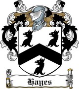 Thumbnail Hayes Family Crest / Irish Coat of Arms Image Download