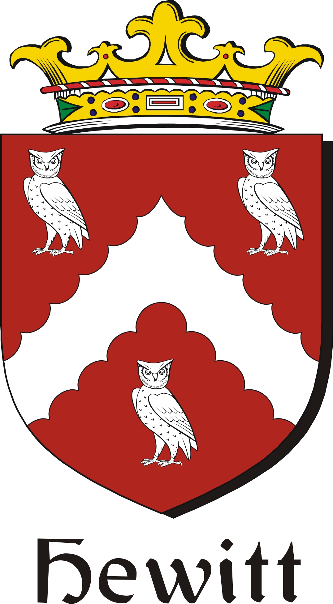 Thumbnail Hewitt Family Crest / Irish Coat of Arms Image Download