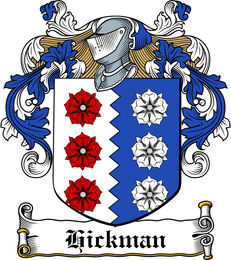 Thumbnail Hickman Family Crest / Irish Coat of Arms Image Download