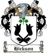 Thumbnail Hickson Family Crest / Irish Coat of Arms Image Download