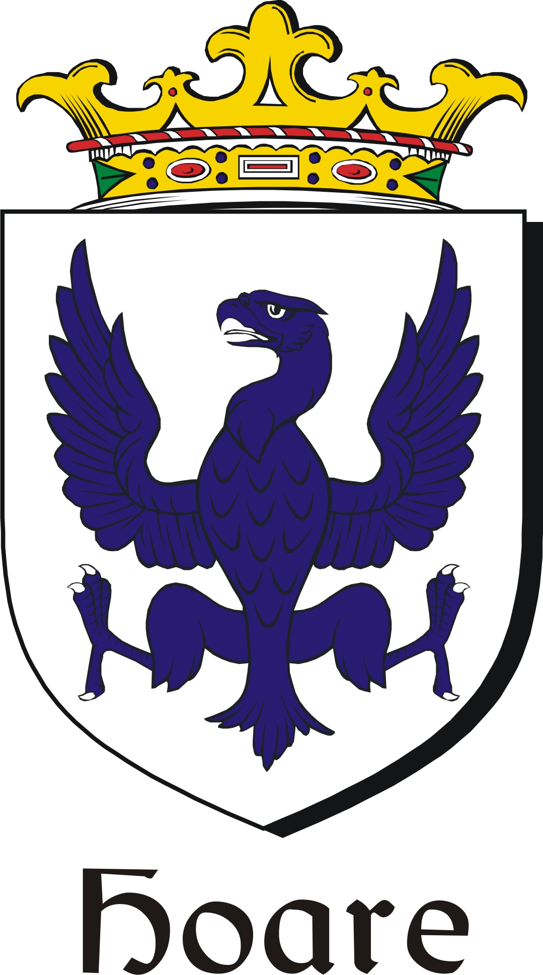 Thumbnail Hoare Family Crest / Irish Coat of Arms Image Download