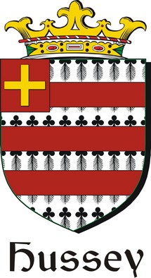 Thumbnail Hussey Family Crest / Irish Coat of Arms Image Download