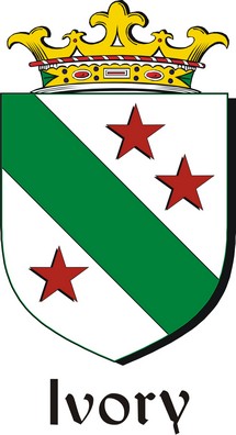 Thumbnail Ivory Family Crest / Irish Coat of Arms Image Download