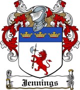 Thumbnail Jennings Family Crest / Irish Coat of Arms Image Download