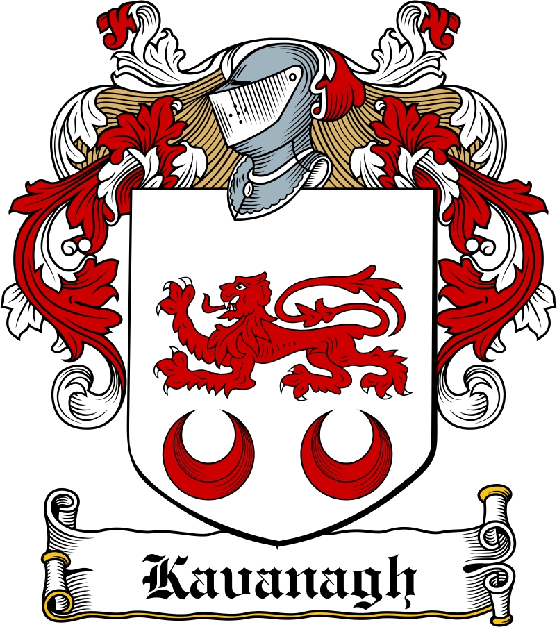 Thumbnail Kavanaugh Family Crest / Irish Coat of Arms Image Download