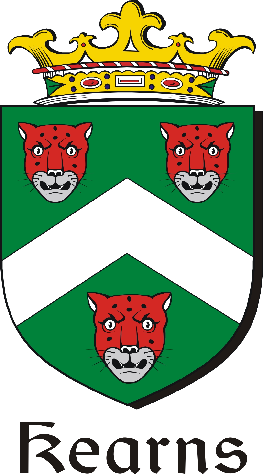 Thumbnail Kearns Family Crest / Irish Coat of Arms Image Download