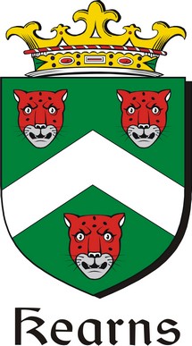 Thumbnail Kearns Family Crest / Irish Coat of Arms Image Download