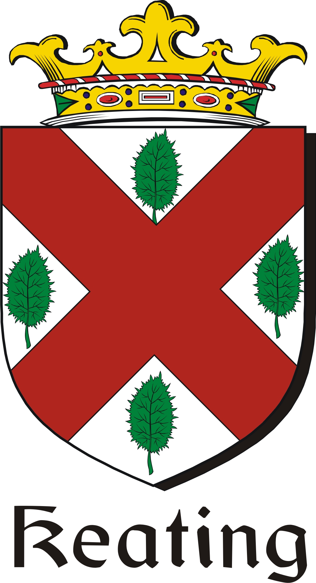 Thumbnail Keating Family Crest / Irish Coat of Arms Image Download