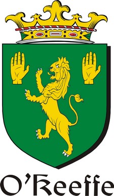 Thumbnail Keeffe-O Family Crest / Irish Coat of Arms Image Download