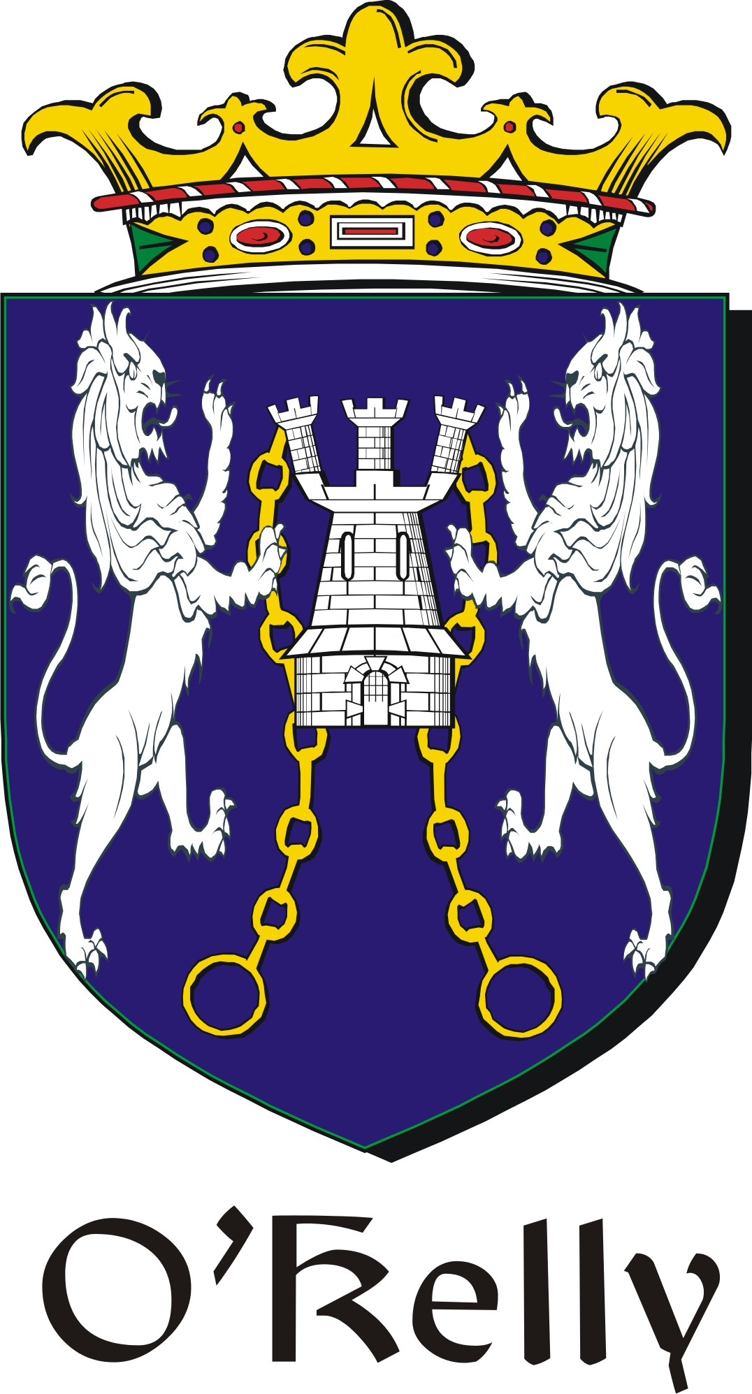 Thumbnail Kelly Family Crest / Irish Coat of Arms Image Download