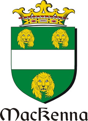 Thumbnail Kenna-Mac Family Crest / Irish Coat of Arms Image Download