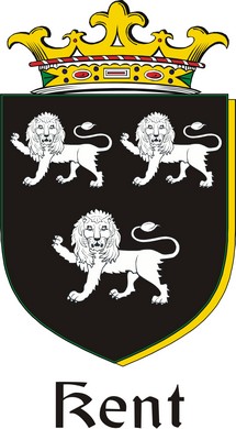 Thumbnail Kent Family Crest / Irish Coat of Arms Image Download