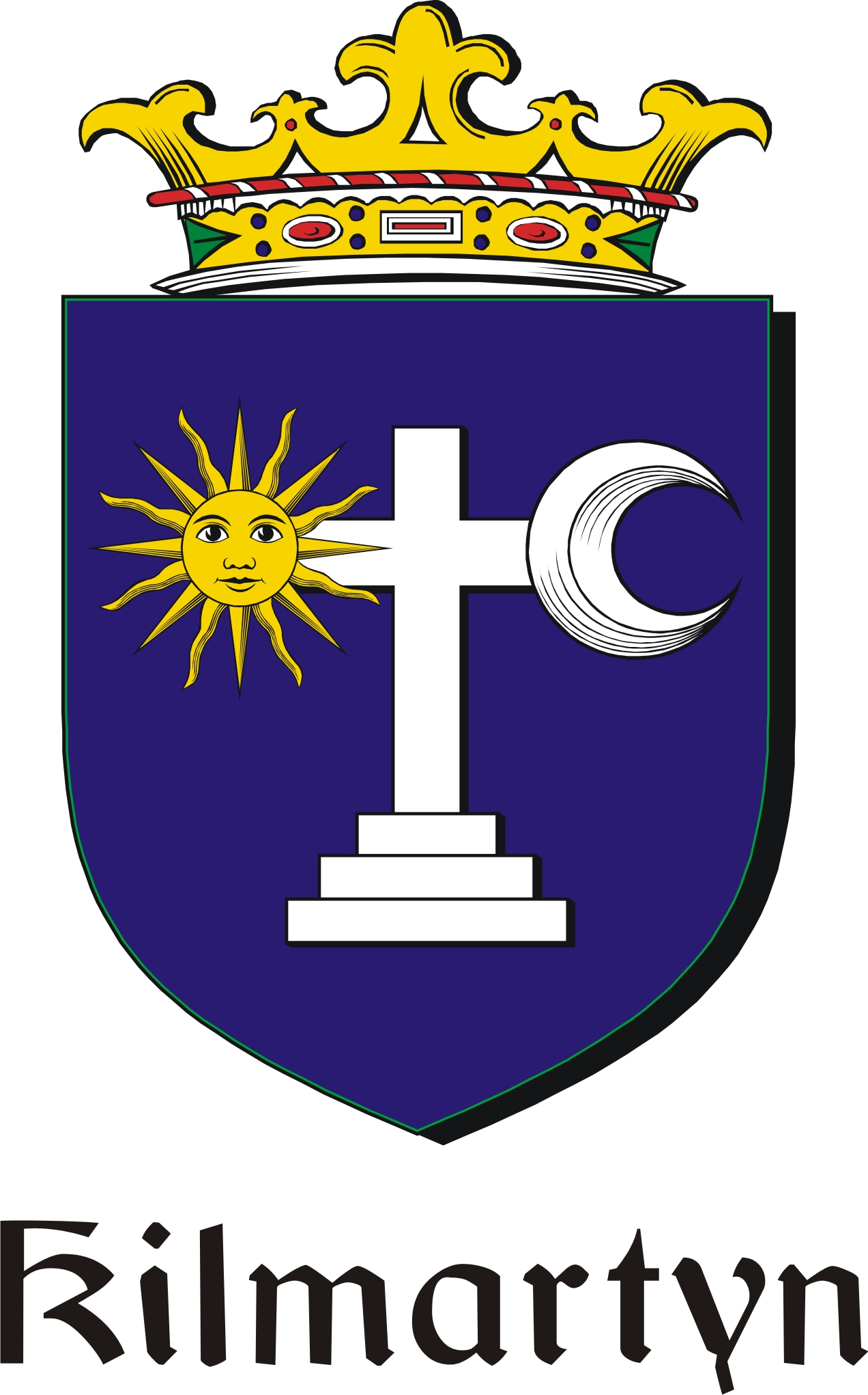 Thumbnail Kilmartyn Family Crest / Irish Coat of Arms Image Download