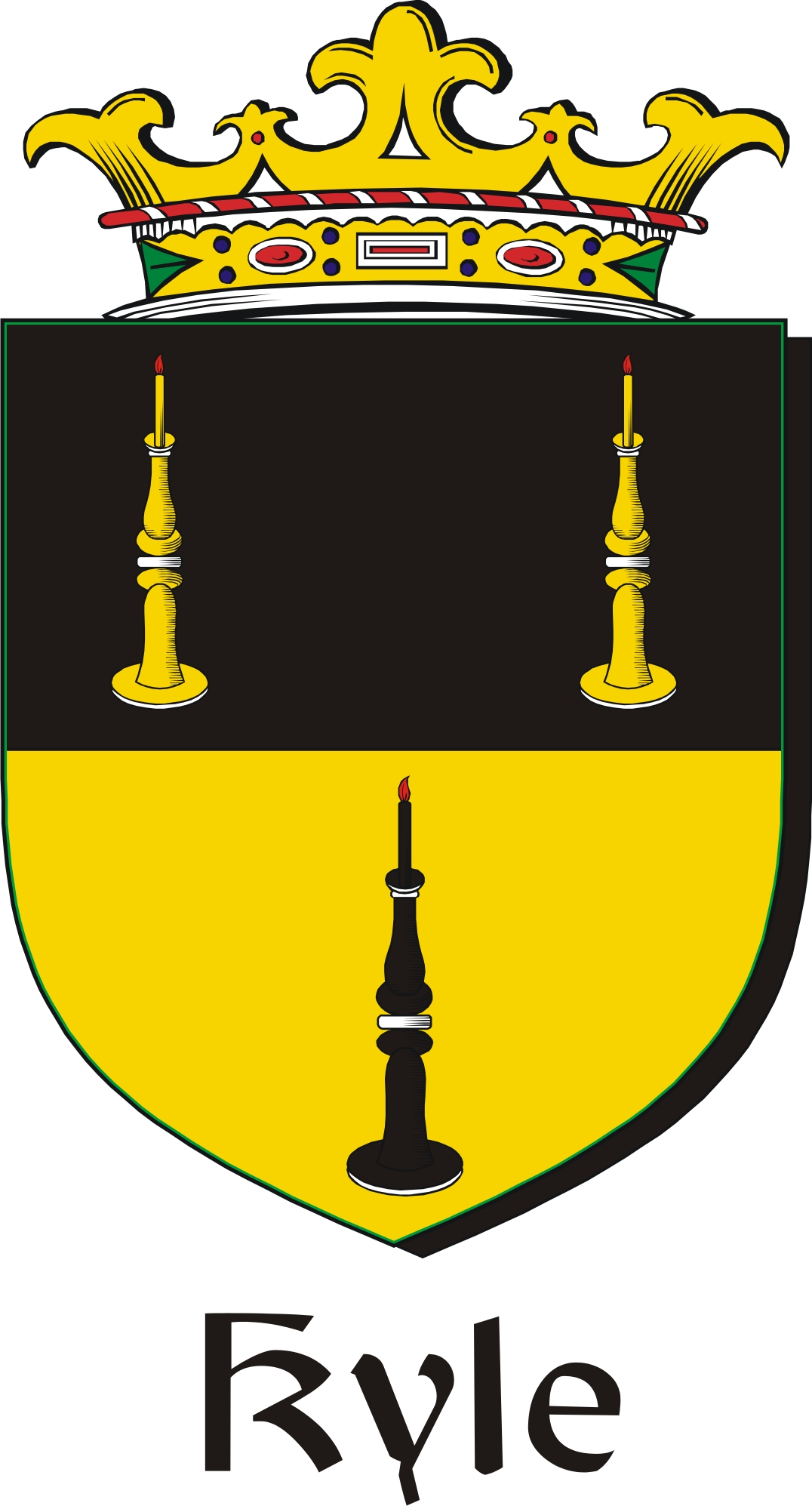 Thumbnail Kyle Family Crest / Irish Coat of Arms Image Download