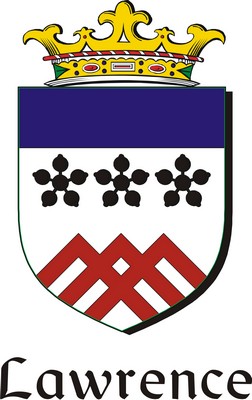 Thumbnail Lawrence Family Crest / Irish Coat of Arms Image Download