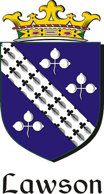 Thumbnail Lawson Family Crest / Irish Coat of Arms Image Download