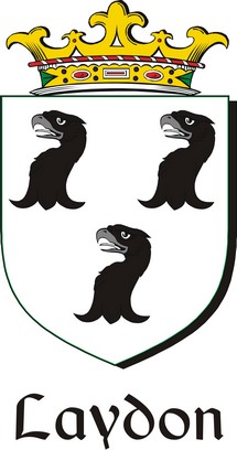Thumbnail Laydon Family Crest / Irish Coat of Arms Image Download