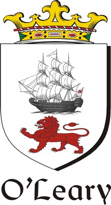 Thumbnail Leary-O Family Crest / Irish Coat of Arms Image Download