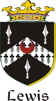Thumbnail Lewis Family Crest / Irish Coat of Arms Image Download