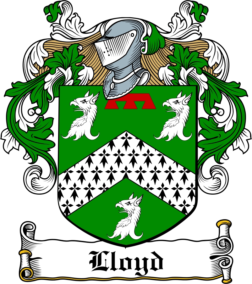 Thumbnail Lloyd Family Crest / Irish Coat of Arms Image Download